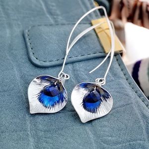 2 for $28 Lovely Orchid Threader Hook Earrings